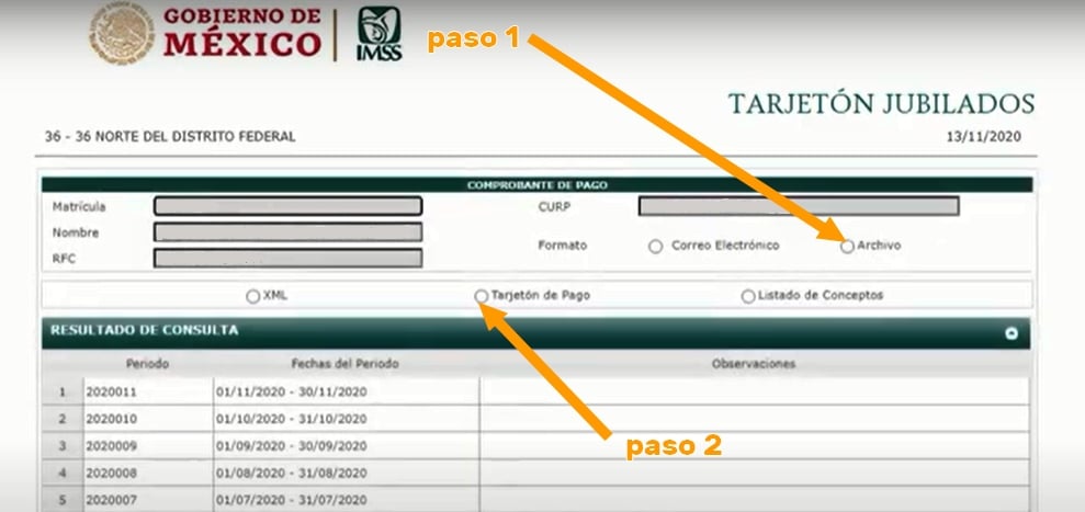 descargar tarjetón imss digital